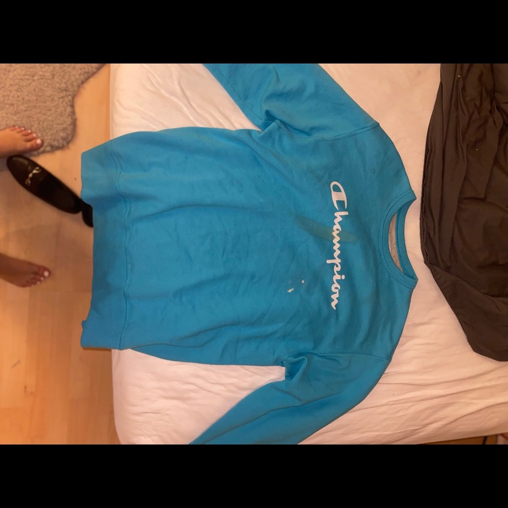 Blue champion pullover